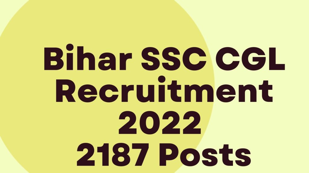 Bihar SSC malaria inspector Online Form 2022