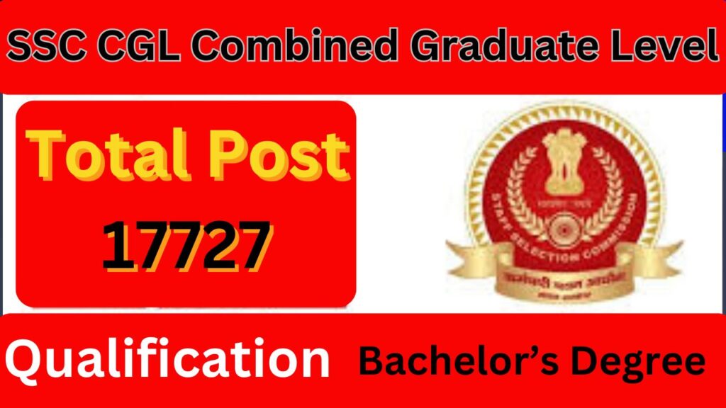 SSC CGL Combined Graduate Level Recruitment 2024